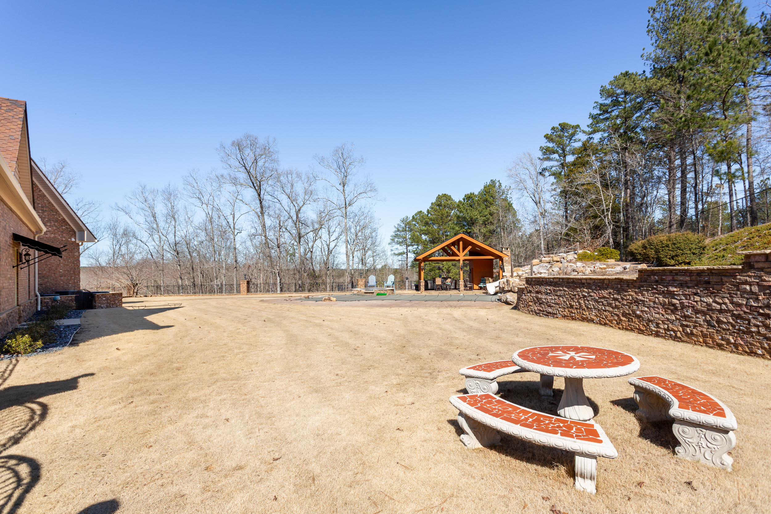 Backyard fenced in oasis
